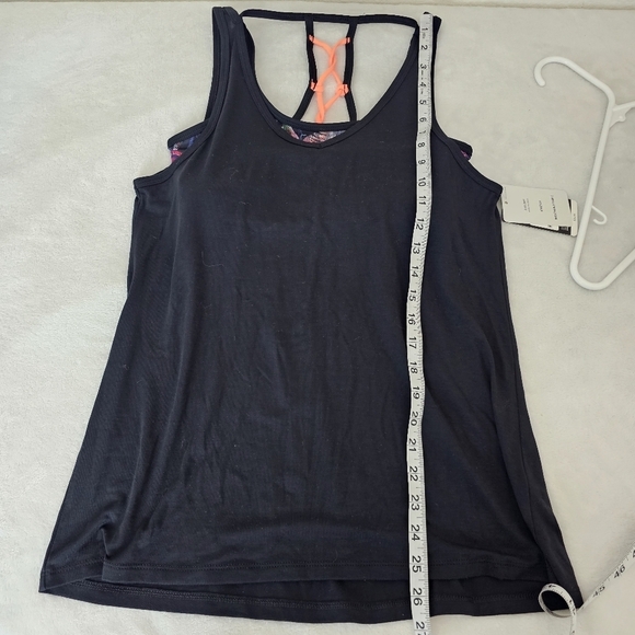 Champion Layered Tank Top With Strappy Twisted Back Sports Bra - Picture 10 of 14